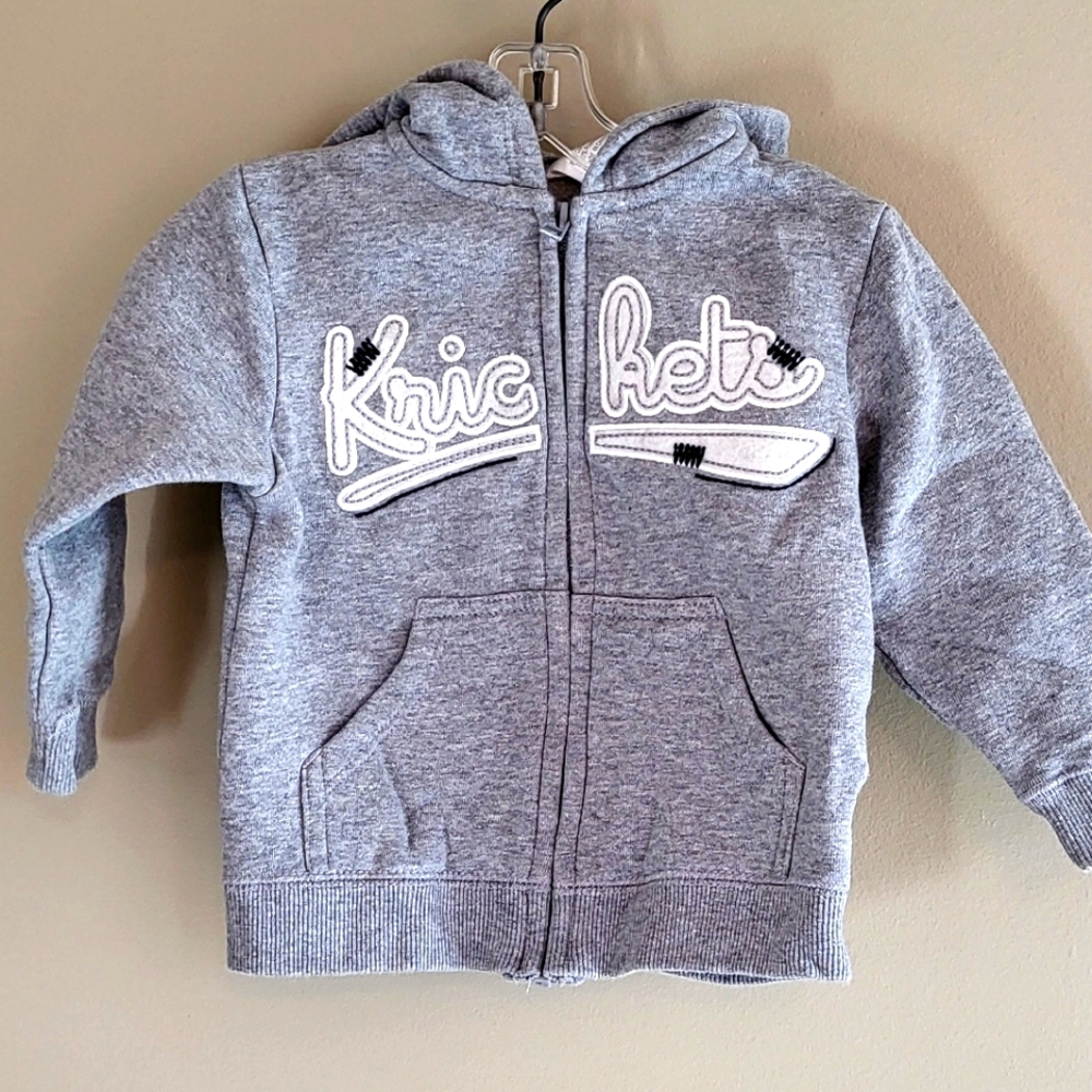 Krickets grey zip up hoodie